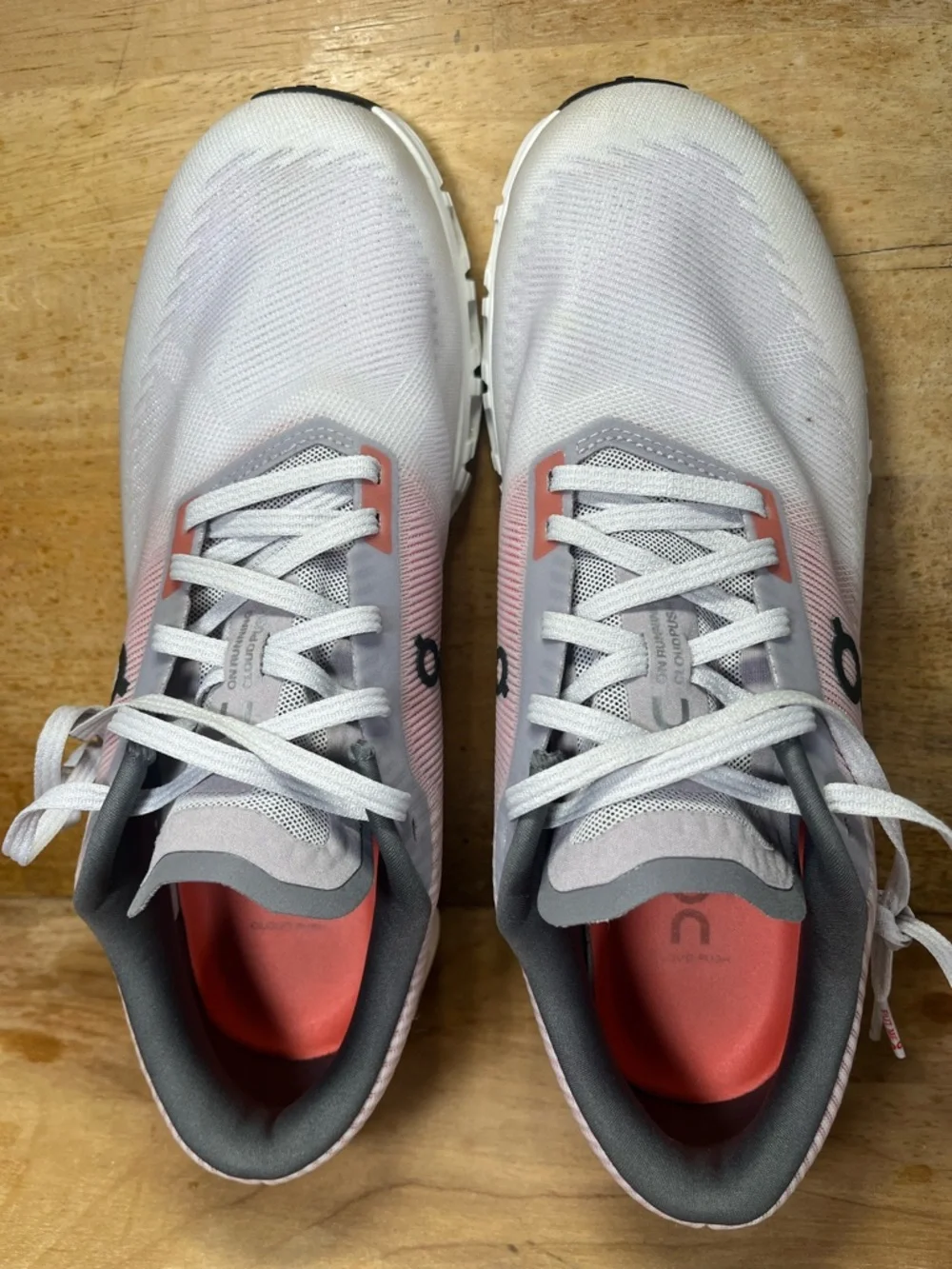 On Cloud 6 Push LIGHTWEIGHT Mens Size 10.5 Running Shoes Sneakers Lavender Red - Picture 7 of 12